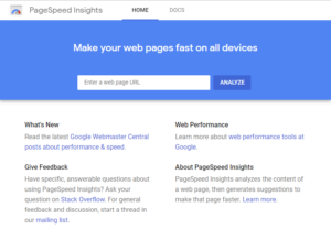 Google Page Speed Insights