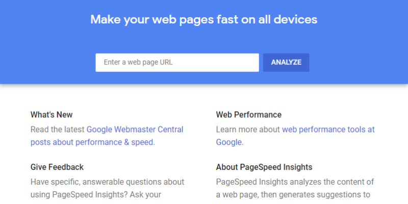 Google Page Speed Insights